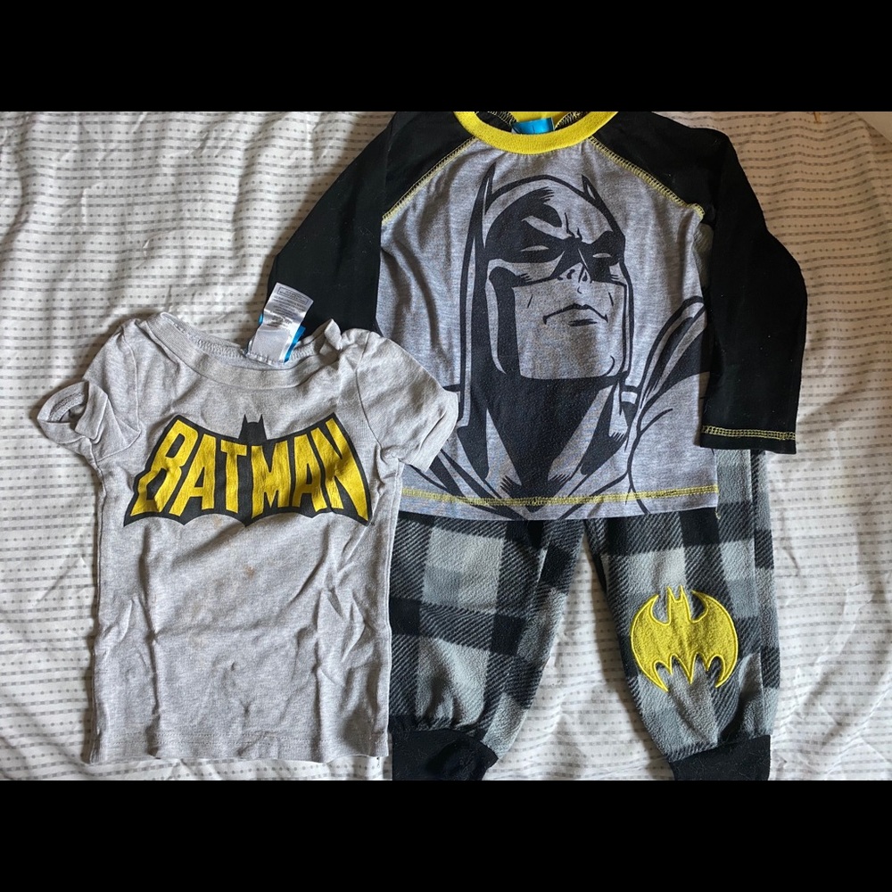 Batman 3pc set of pajamas pjs